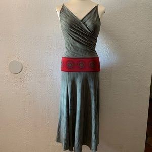 Jersey midi dress